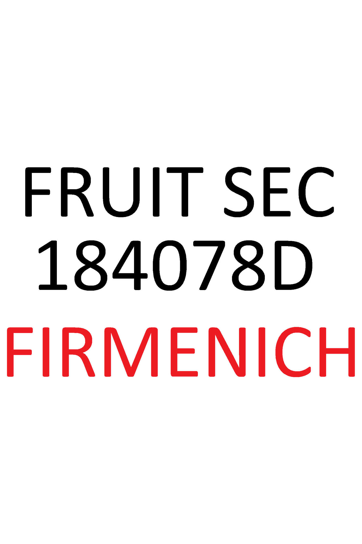 Fruit Sec 184078D (Firmenich)